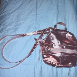 Justice shiny pink mini purse